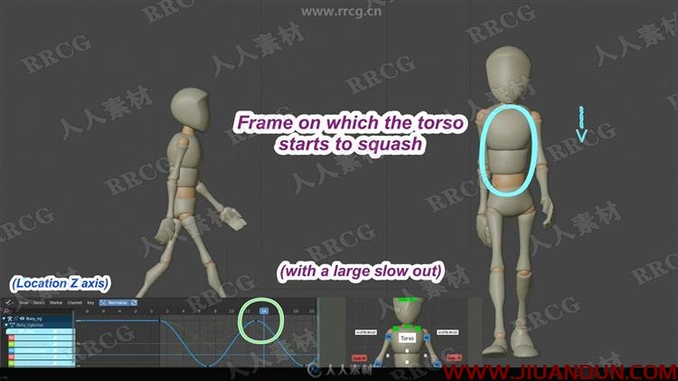 Blender人物角色动画原理与高级指南训练视频教程 CG 第3张