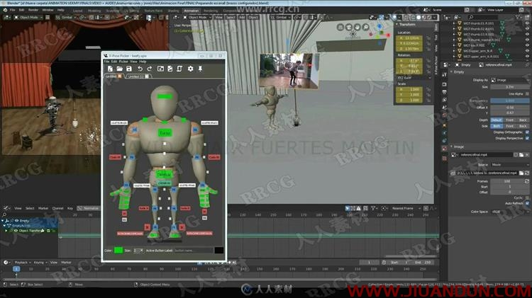 Blender人物角色动画原理与高级指南训练视频教程 CG 第11张