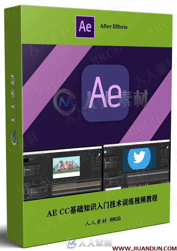 AE CC基础知识入门技术训练视频教程 AE 第1张