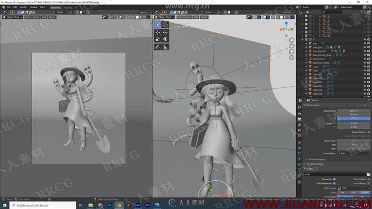 Blender惊艳卡通女孩完整实例制作流程视频教程 CG 第8张
