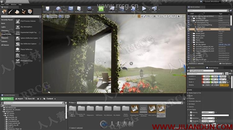 Unreal Engine与Quixel Megascans建筑可视化技术视频教程 CG 第7张