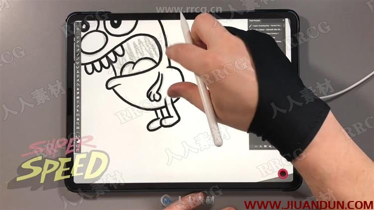 Procreate在iPad上插画动画绘制技巧视频教程 CG 第2张