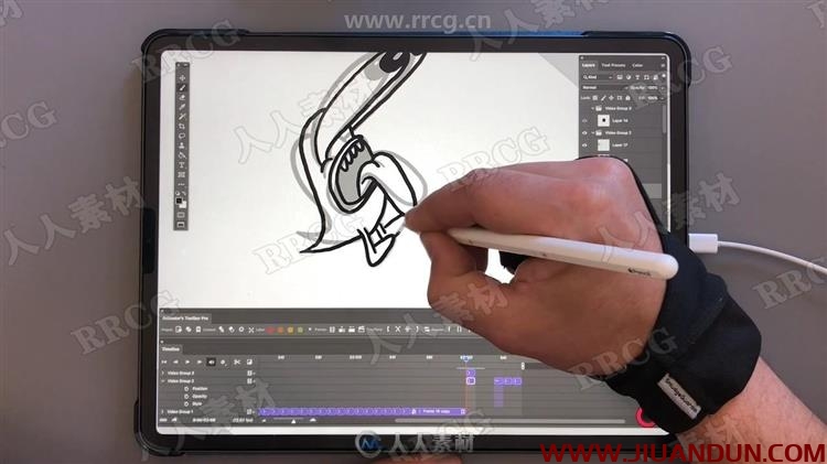Procreate在iPad上插画动画绘制技巧视频教程 CG 第6张
