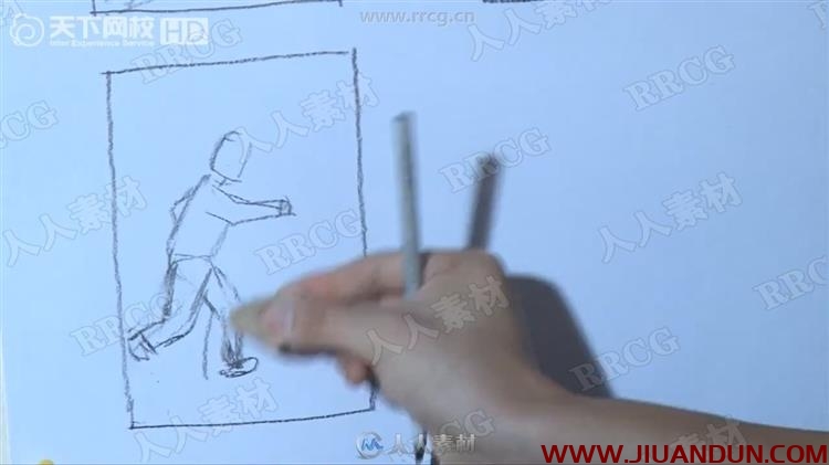 零基础入门人物速写自学传统手绘视频教程 CG 第11张