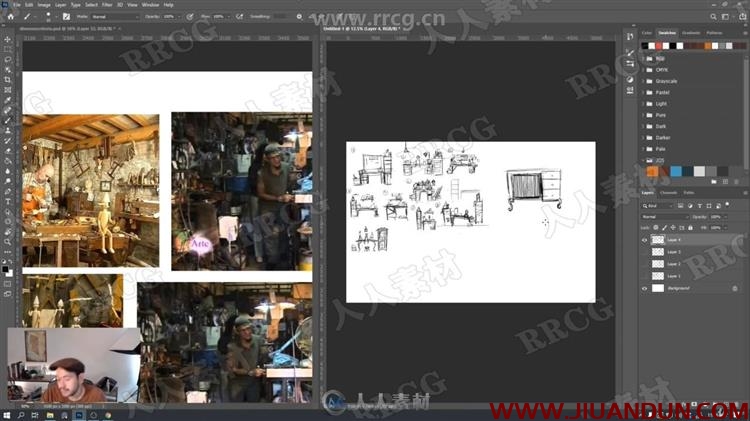 游戏道具概念艺术数字绘画实例训练视频教程 CG 第7张