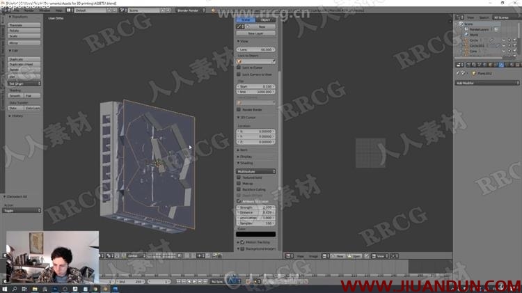 ZBrush与Blender道具数字雕刻3D打印制作流程视频教程 CG 第11张