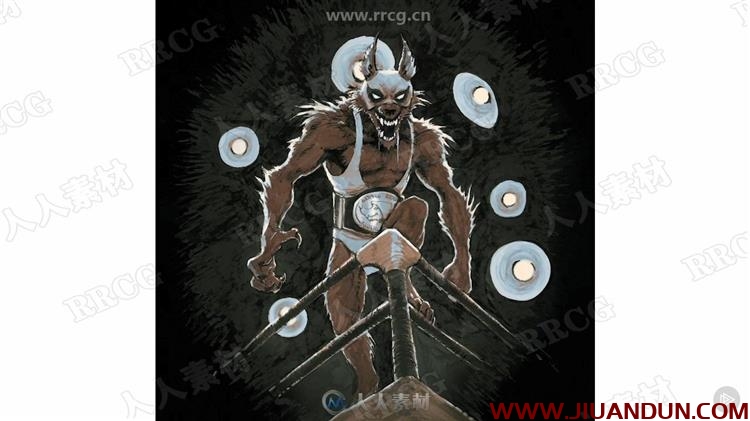 Zbrush魔幻怪物角色设计细化雕刻视频教程 CG 第3张