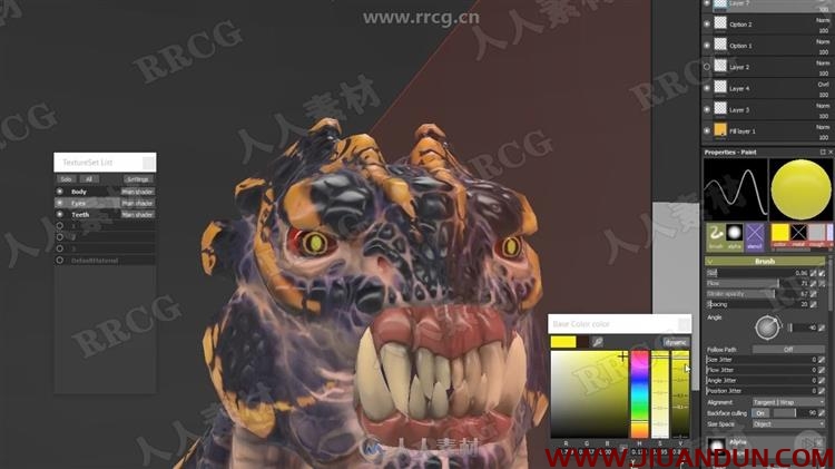 Zbrush魔幻怪物角色设计细化雕刻视频教程 CG 第20张