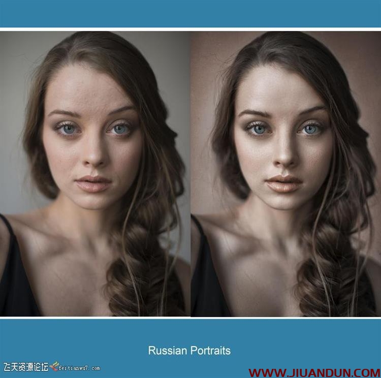 俄罗斯Russian Portraits人像摄影后期修饰附RAW和800预设10套合集 PS教程 第3张