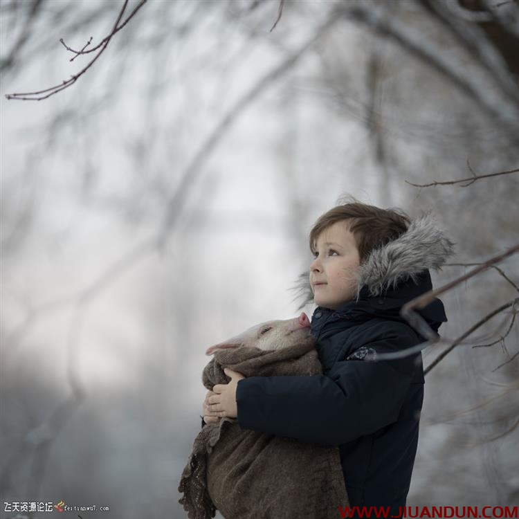罗斯摄影师 Anastasia Kuchina唯美冬季儿童摄影后期PS教程 PS教程 第5张