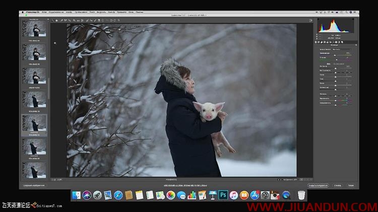 罗斯摄影师 Anastasia Kuchina唯美冬季儿童摄影后期PS教程 PS教程 第11张