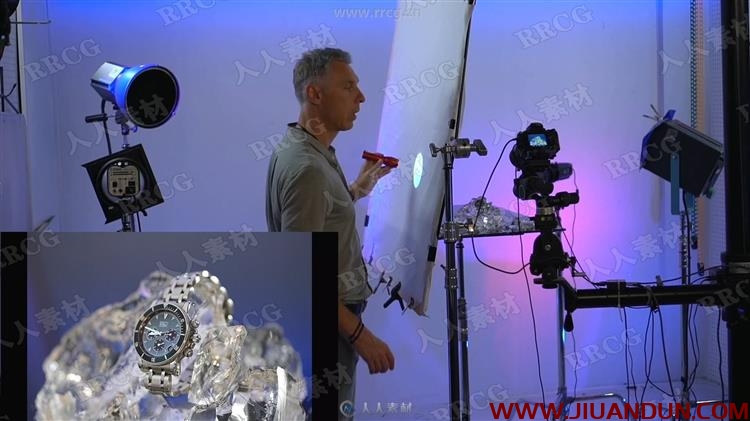 冻结手表商业摄影艺术与后期制作工作流视频教程 CG 第3张