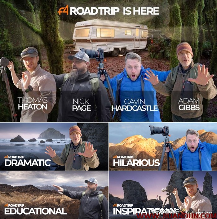 F4 ROAD TRIP 2020旅拍探险风光摄影及后期教程+RAW原片中文字幕 摄影 第1张