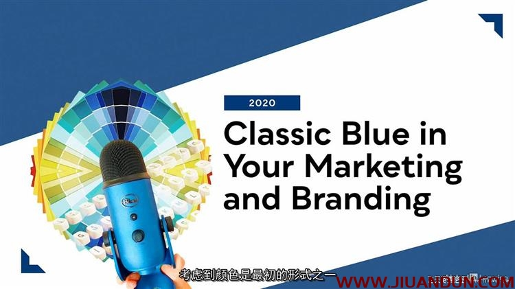 设计师Nicte Cuevas市场营销中的经典蓝色彩趋势2020中文字幕 PS教程 第7张