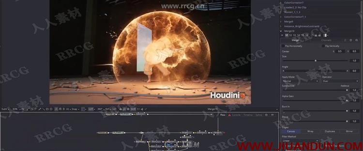 Houdini科幻保护盾EMP冲击波特效制作大师级视频教程 CG 第10张