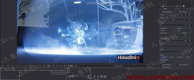 Houdini科幻保护盾EMP冲击波特效制作大师级视频教程 CG 第16张
