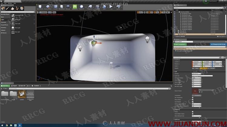 UE4虚幻游戏引擎小场景制作基础训练视频教程 CG 第6张