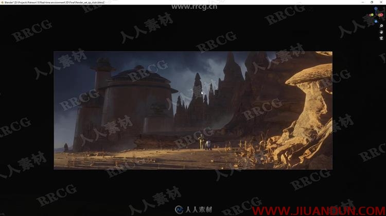 Blender星球大战异星实时环境概念设计大师级视频教程 CG 第16张