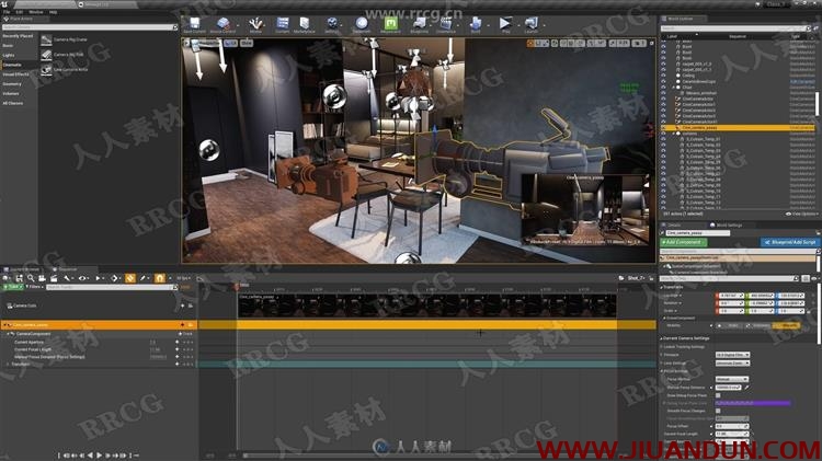 Unreal Engine建筑内部结构可视化视频教程第一季 CG 第9张