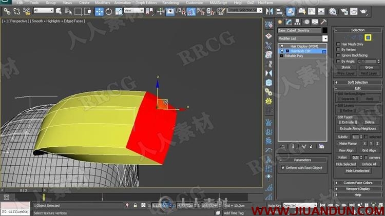 3dsMax真实头发制作视频教程 3D 第10张