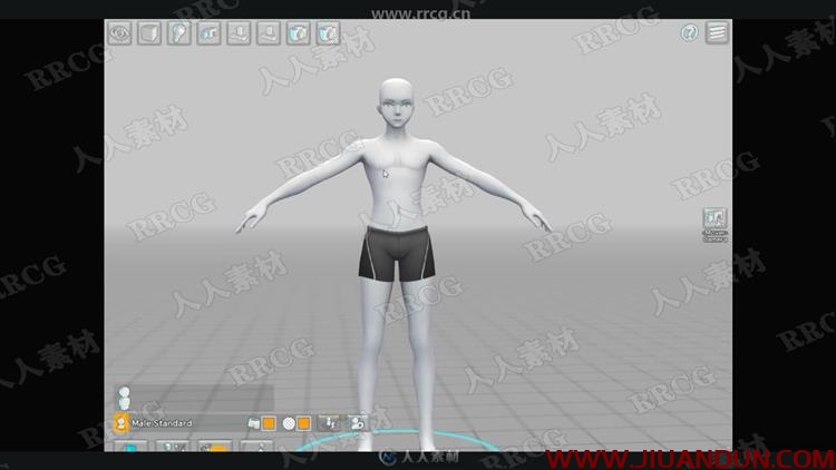 Easy Pose中3D角色模型剖析绘制技术训练视频教程 3D 第4张