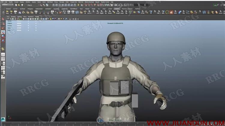 maya写实角色英文模型视频教程 3D 第10张
