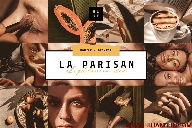 莫兰迪棕褐色复古胶片LR预设+APP预设La Parisan Lightroom Preset LR预设 第1张