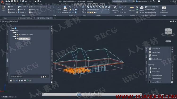 AutoCAD Architecture 2021基础核心技术训练视频教程 CAD 第6张