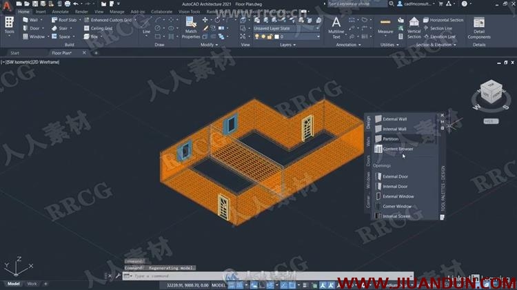 AutoCAD Architecture 2021基础核心技术训练视频教程 CAD 第10张