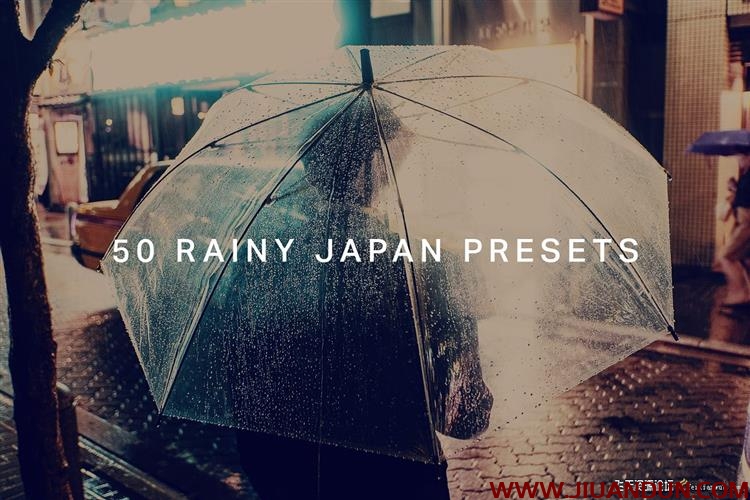旅拍风光城市雨夜LR预设+3DLUT预设Rainy Japan Lightroom Presets LUT LR预设 第1张
