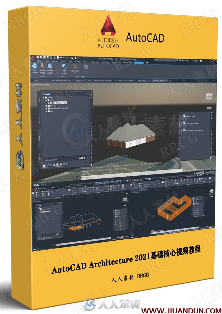 AutoCAD Architecture 2021基础核心技术训练视频教程 CAD 第1张