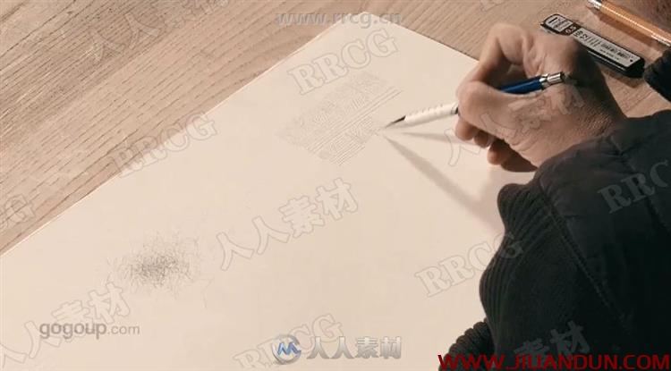 铅笔手绘不同线条笔法详细技巧传统绘画视频教程 CG 第4张