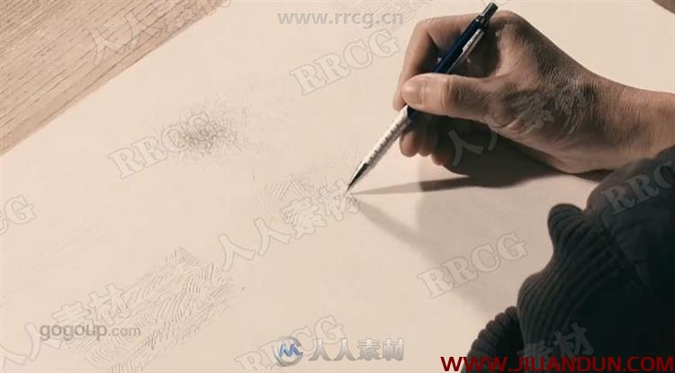 铅笔手绘不同线条笔法详细技巧传统绘画视频教程 CG 第5张