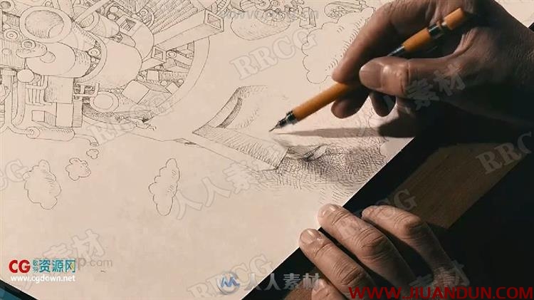 铅笔手绘不同线条笔法详细技巧传统绘画视频教程 CG 第20张