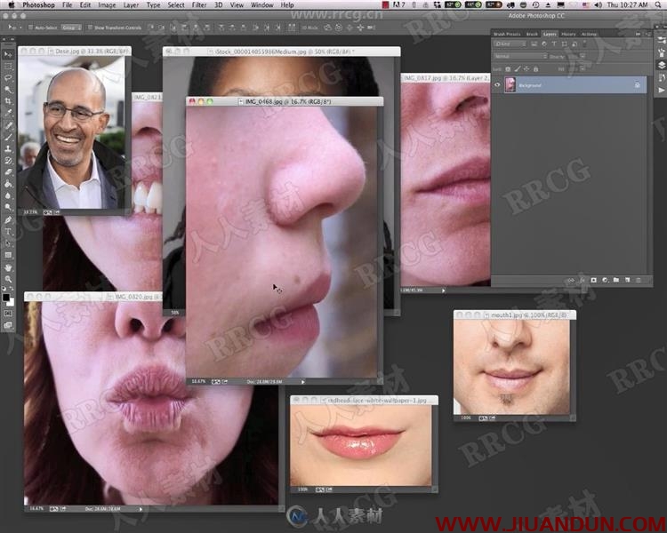 写实人脸素描画法步骤入门详细数字绘画视频教程 CG 第12张