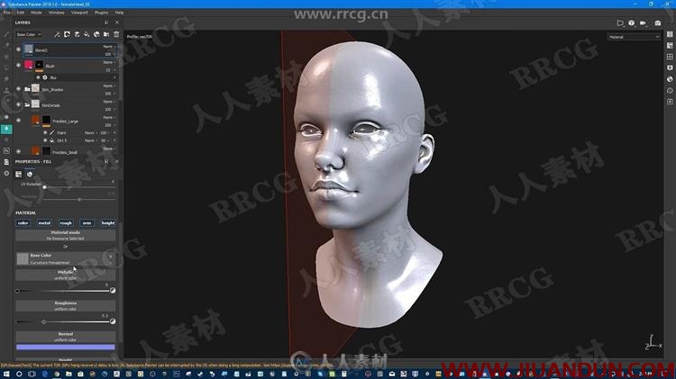 Substance Painter制作3D游戏角色皮肤材质视频教程 CG 第10张