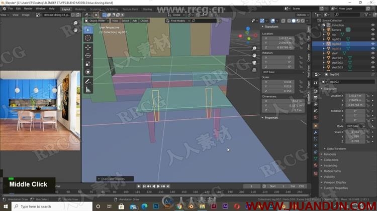 Blender室内设计建筑可视化渲染技能训练视频教程 CG 第4张