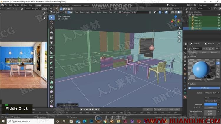 Blender室内设计建筑可视化渲染技能训练视频教程 CG 第6张