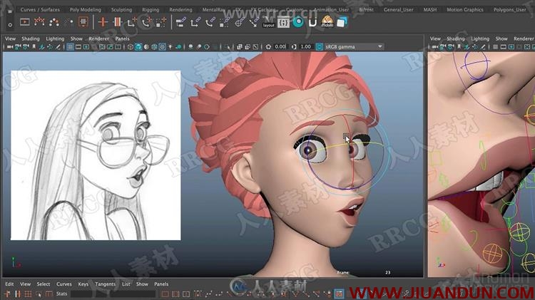 皮克斯工作室大师制作角色面部表情影视动画视频教程 maya 第7张