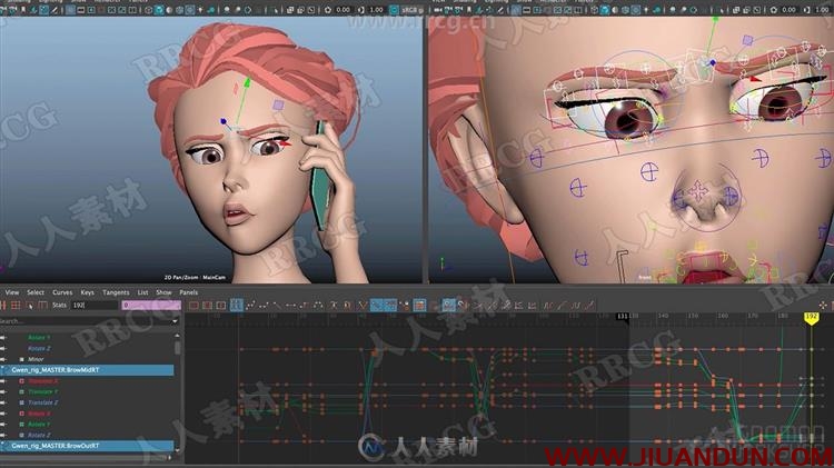 皮克斯工作室大师制作角色面部表情影视动画视频教程 maya 第9张