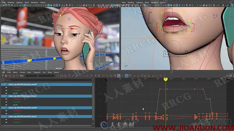 皮克斯工作室大师制作角色面部表情影视动画视频教程 maya 第10张