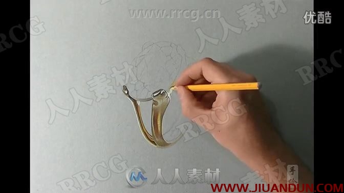 马克笔珠宝首饰系列传统手绘实例视频教程 CG 第9张