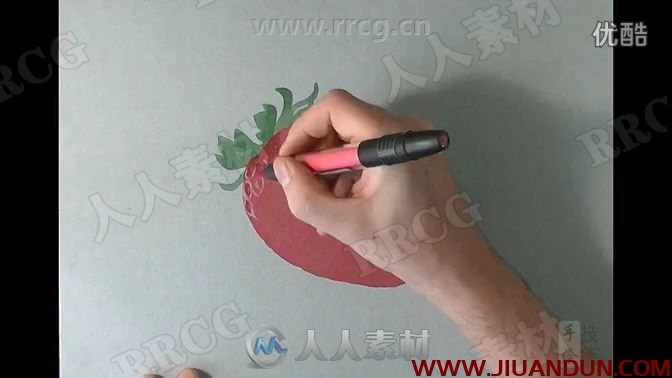 马克笔珠宝首饰系列传统手绘实例视频教程 CG 第15张