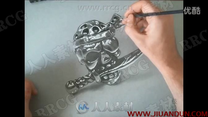马克笔珠宝首饰系列传统手绘实例视频教程 CG 第21张