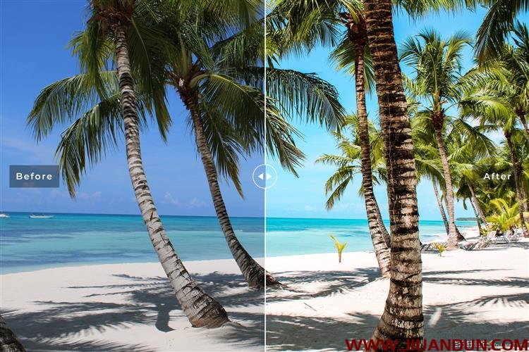 加勒比海旅拍人像LR预设+移动LR预设Punta Cana Lightroom Presets LR预设 第3张