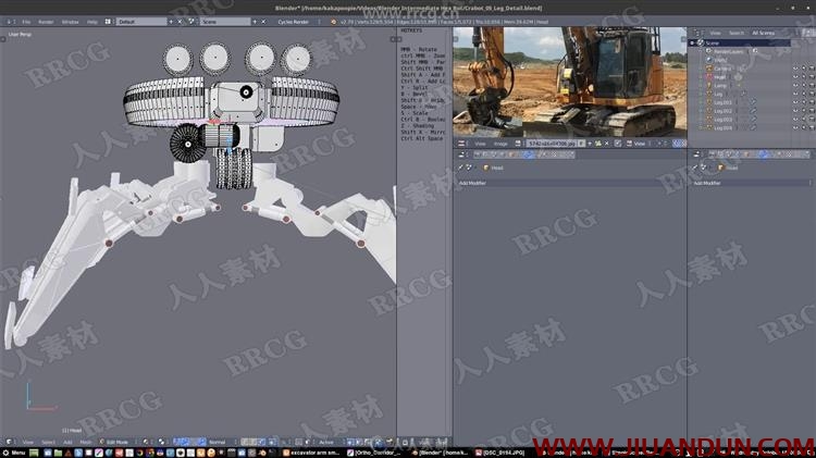 Blender机械人制作超完整工作流大师级视频教程 CG 第4张