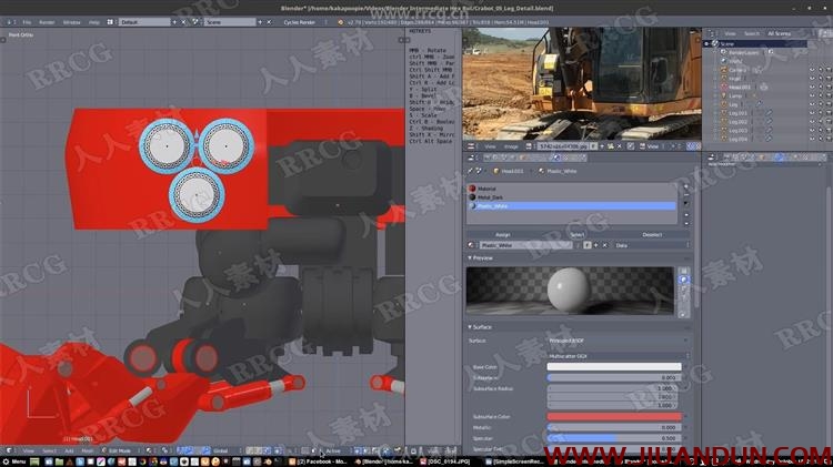Blender机械人制作超完整工作流大师级视频教程 CG 第7张