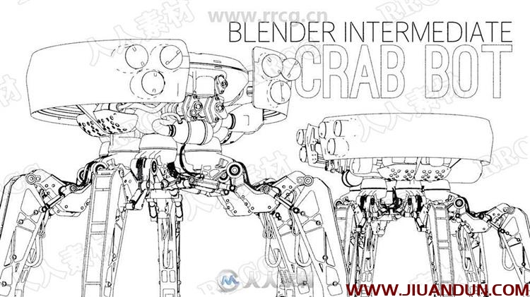 Blender机械人制作超完整工作流大师级视频教程 CG 第17张