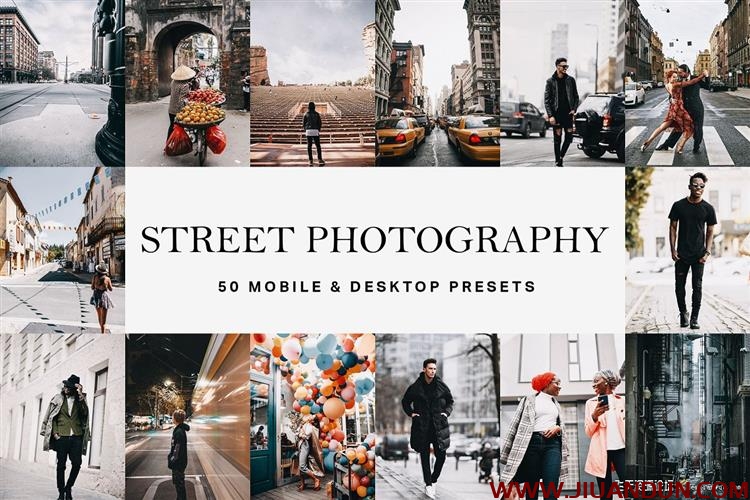 旅行街拍电影胶片LR预设+视频剪辑LUT预设Street Photography Presets LR预设 第1张