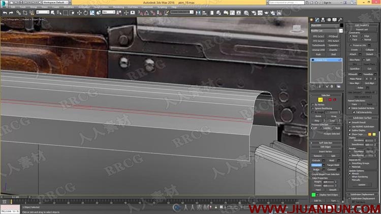 3dsMax国外商业教程AK-47制作全过程视频教程 3D 第24张